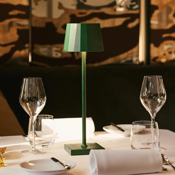 William Pine Green oplaadbare tafellamp – USB-C, dimbaar, batterij van 120 uur