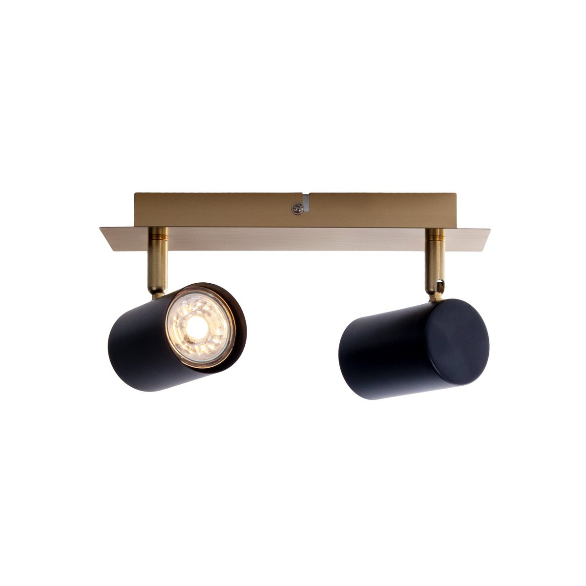 Liv · Messing plafondlamp — zwart