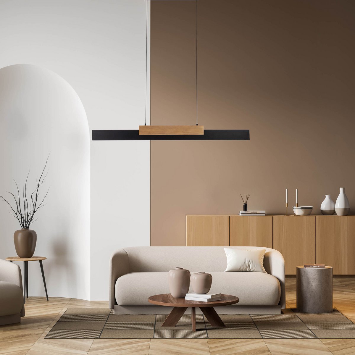 Liv · Keramieken hanglamp — zwart