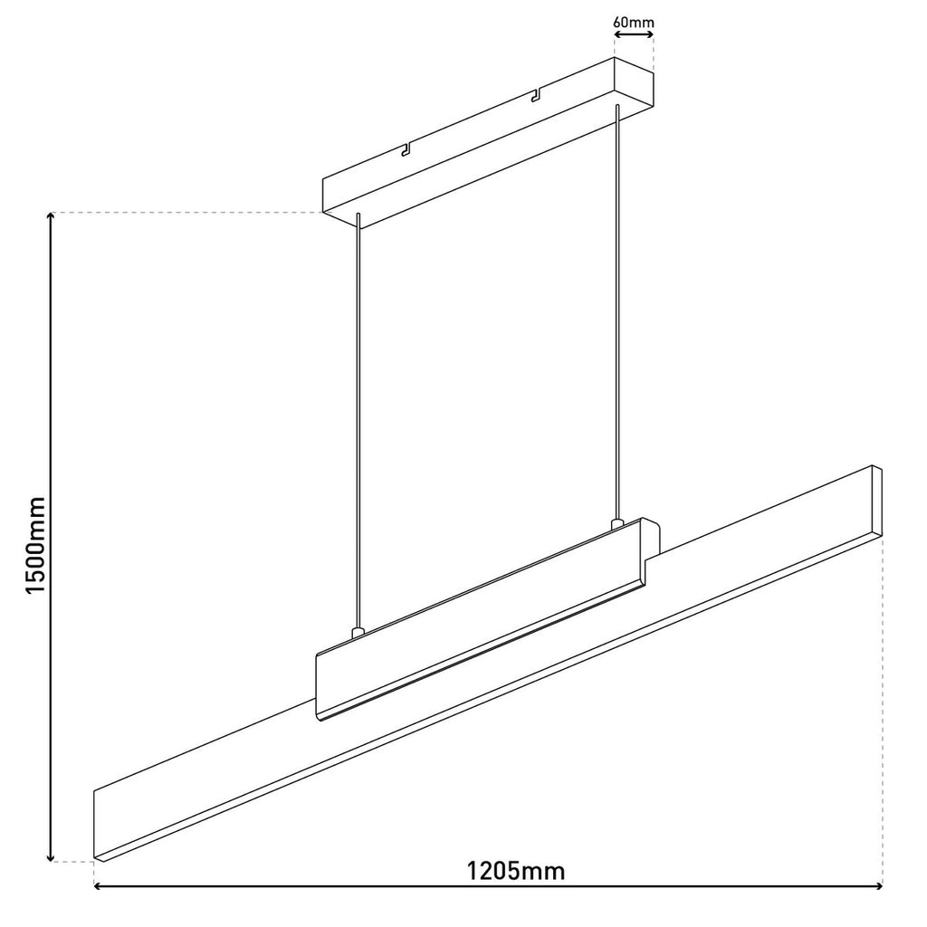 Liv · Keramieken hanglamp — zwart