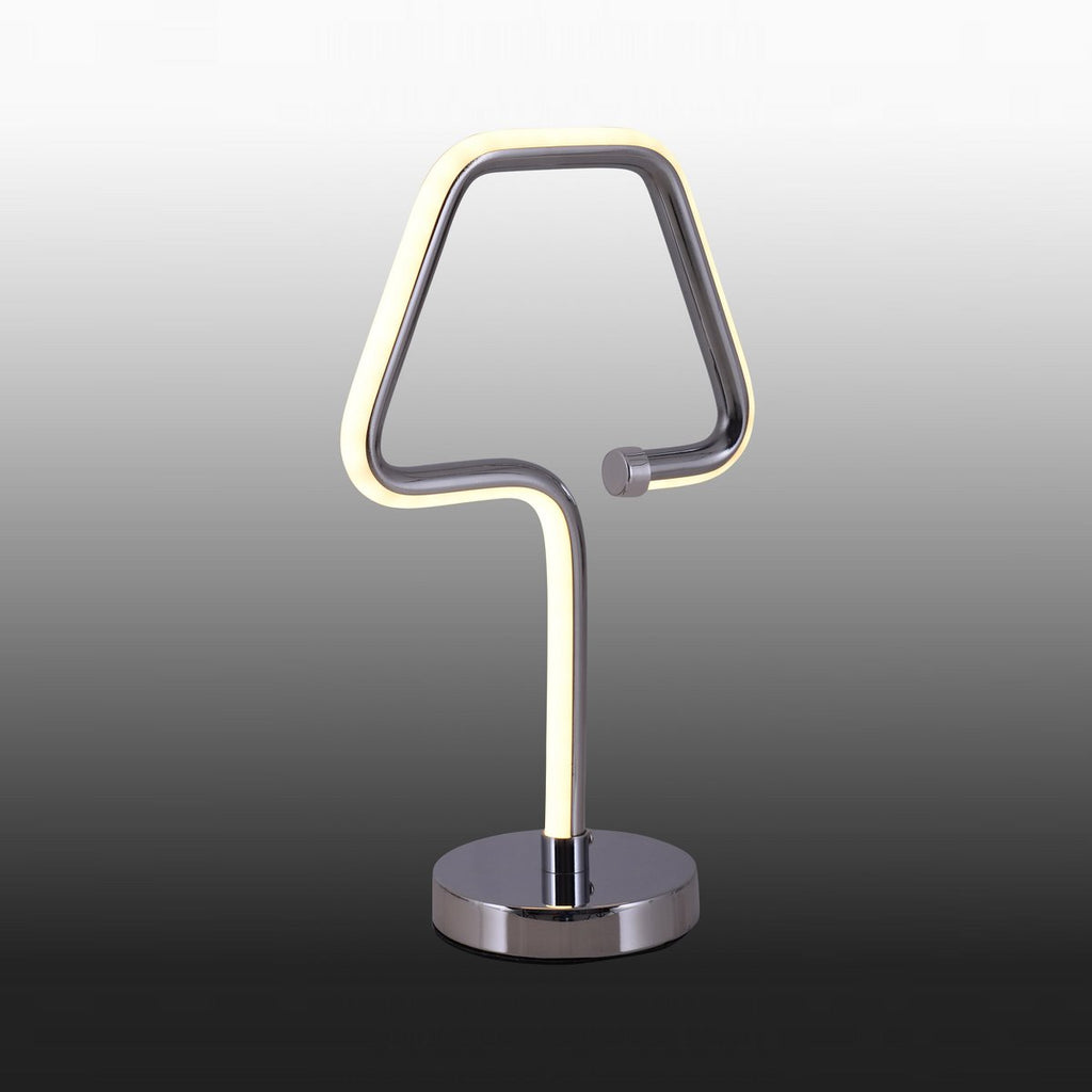 Liv · Metalen tafellamp — chroom