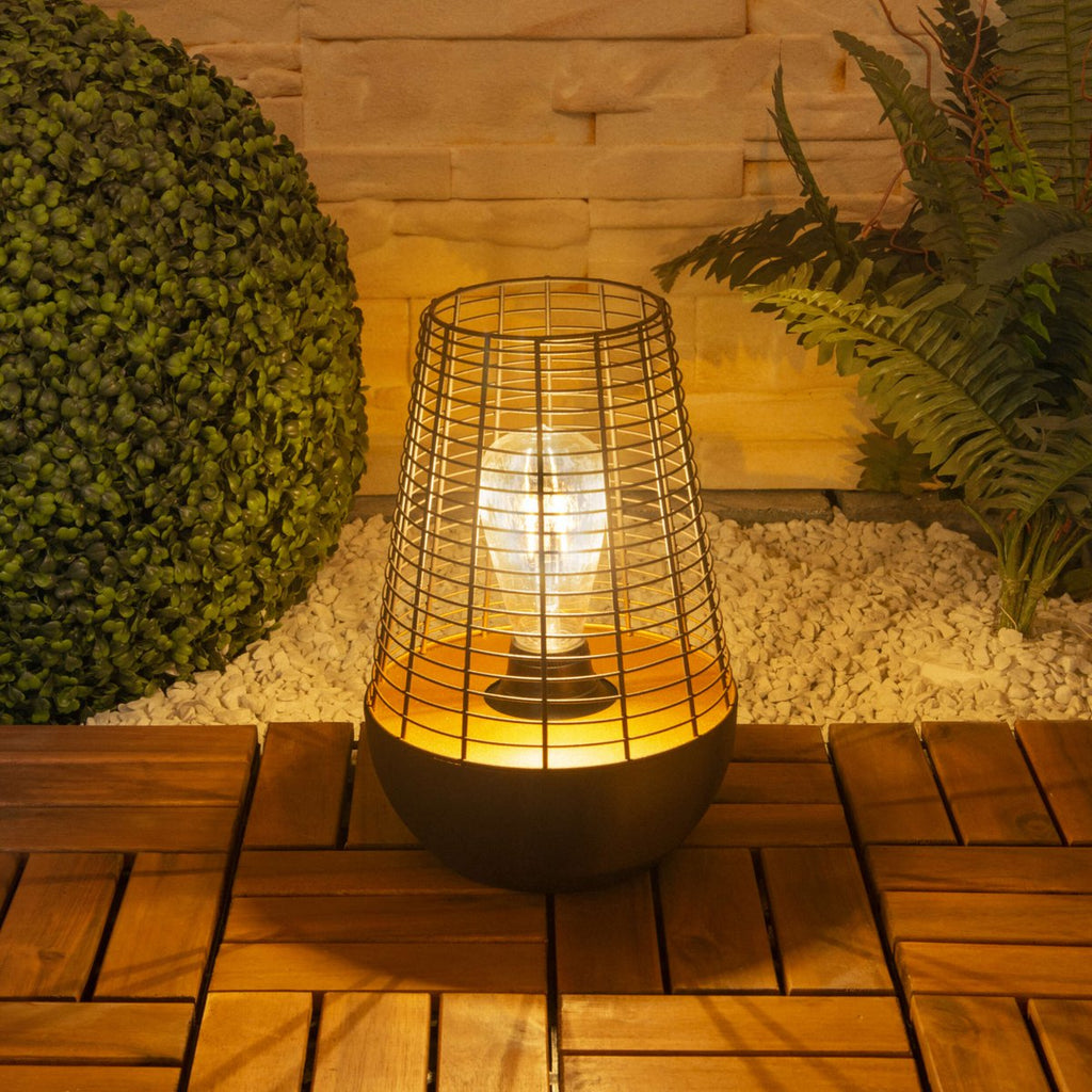 Liv · Messing decoratielamp — zwart