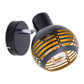 Liv · Houten plafondlamp — zwart