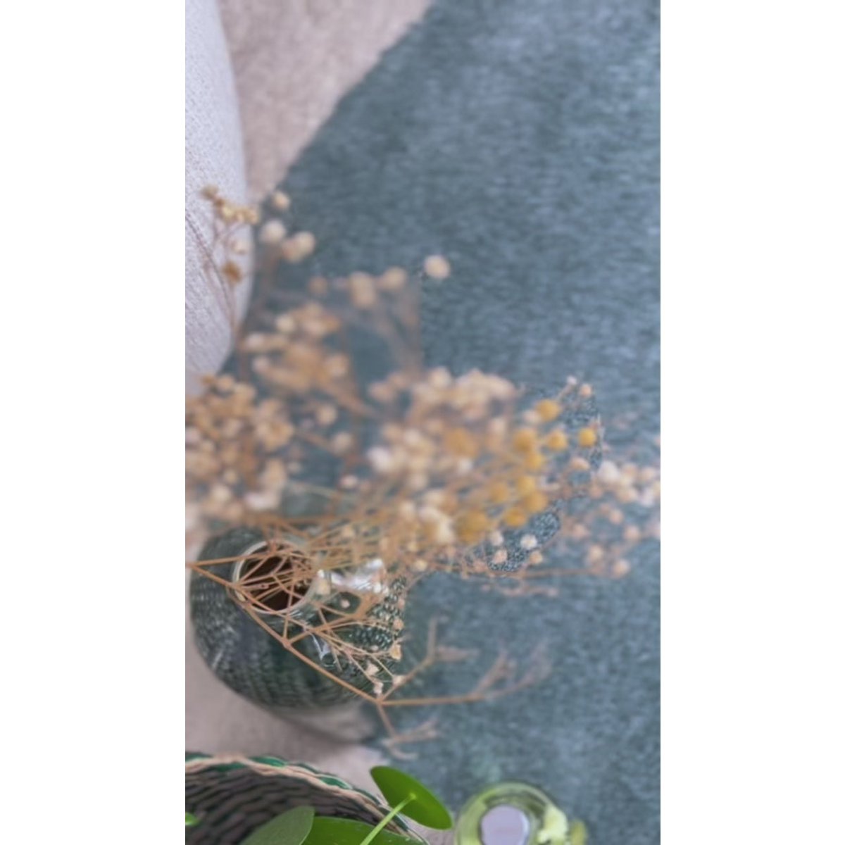 Geometrisch tapijt eerbetoon aan Joan Miró Collage