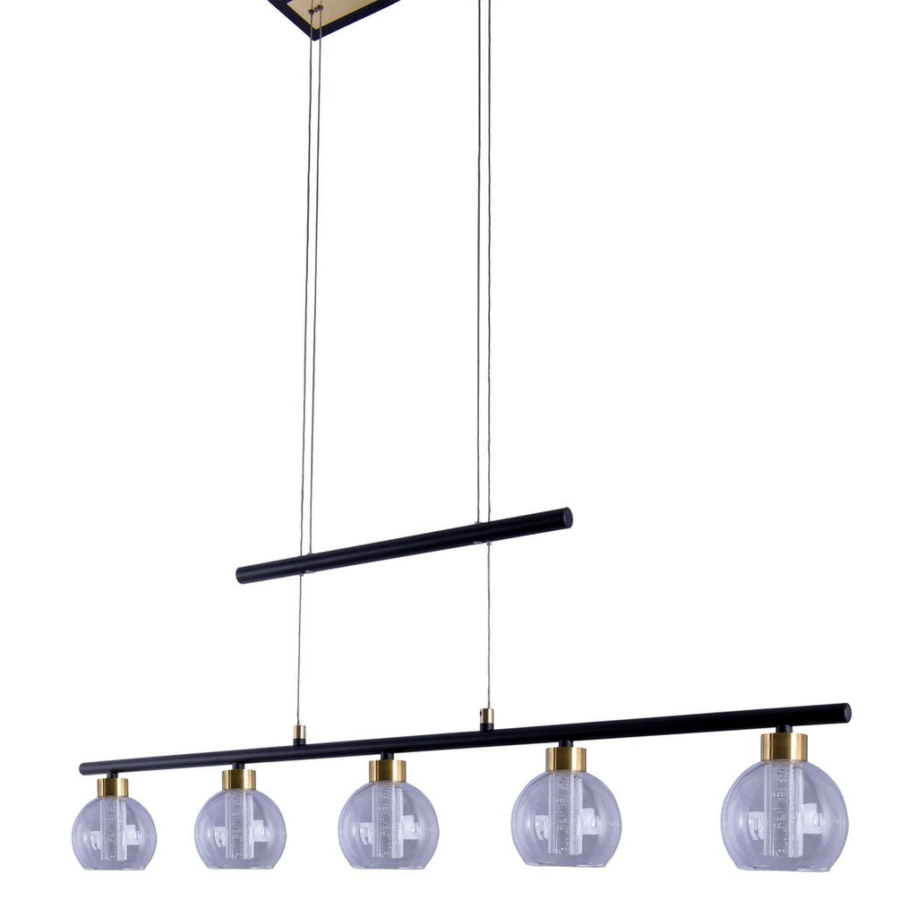Liv · Messing hanglamp — zwart