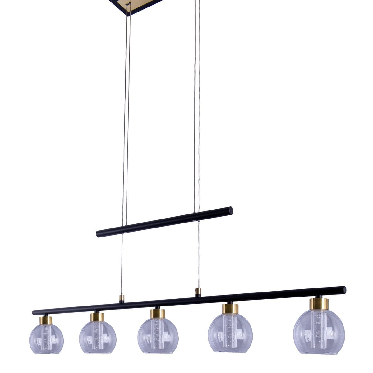 Liv · Messing hanglamp — zwart