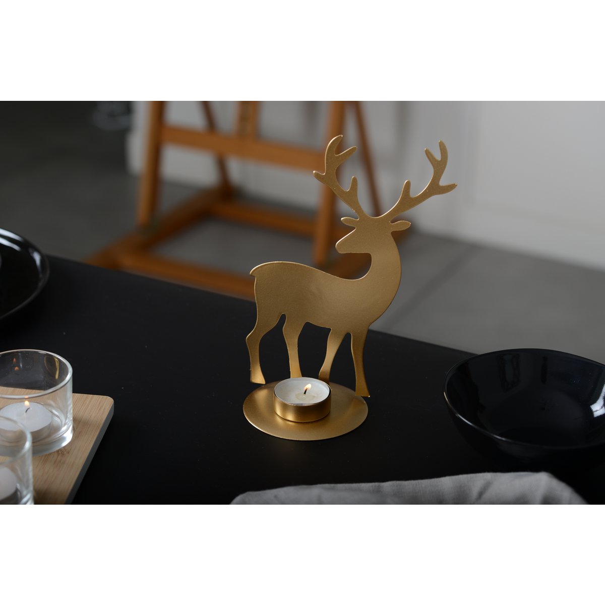 Gold Metal Cerf Arboir