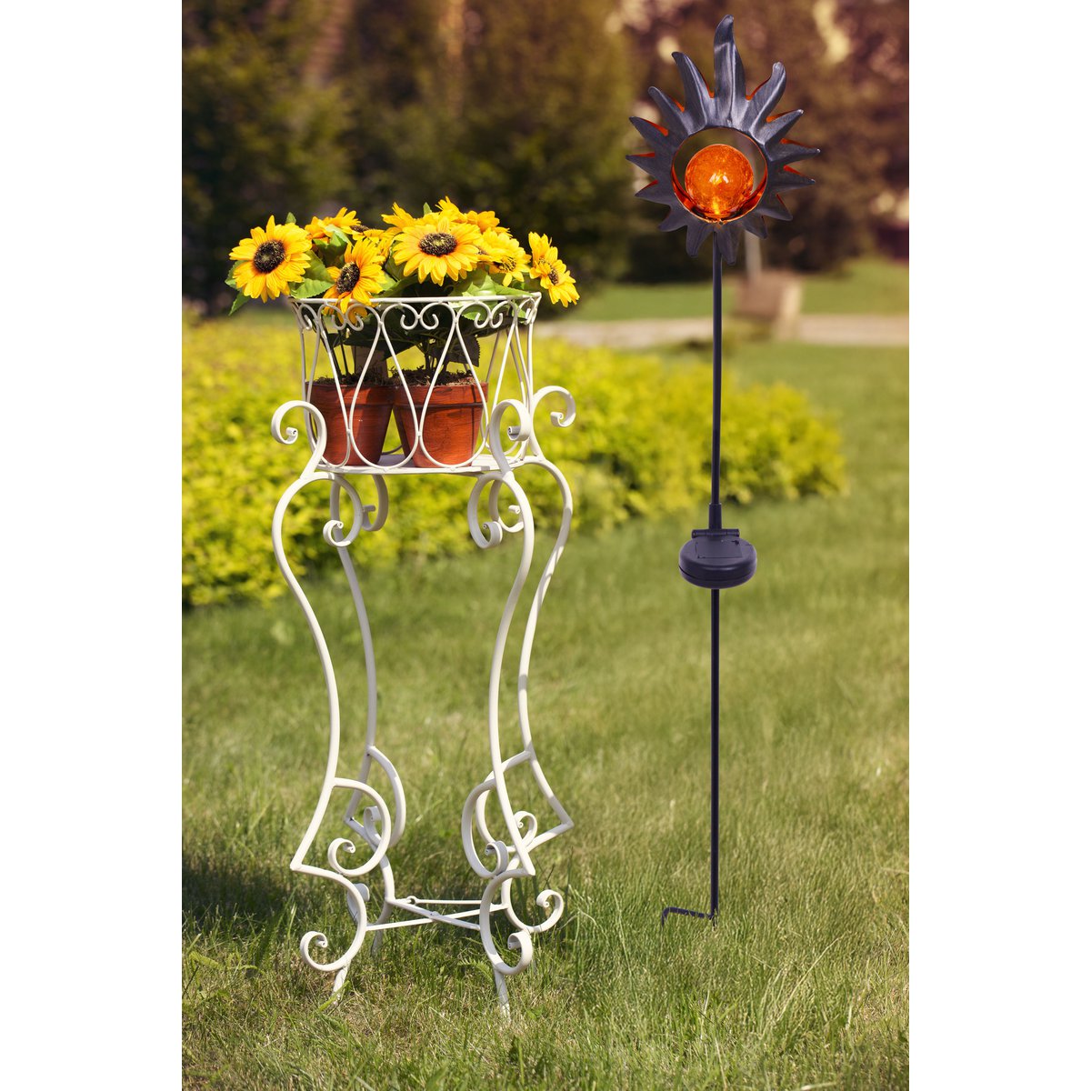Liv · Metalen buitenlamp — zwart