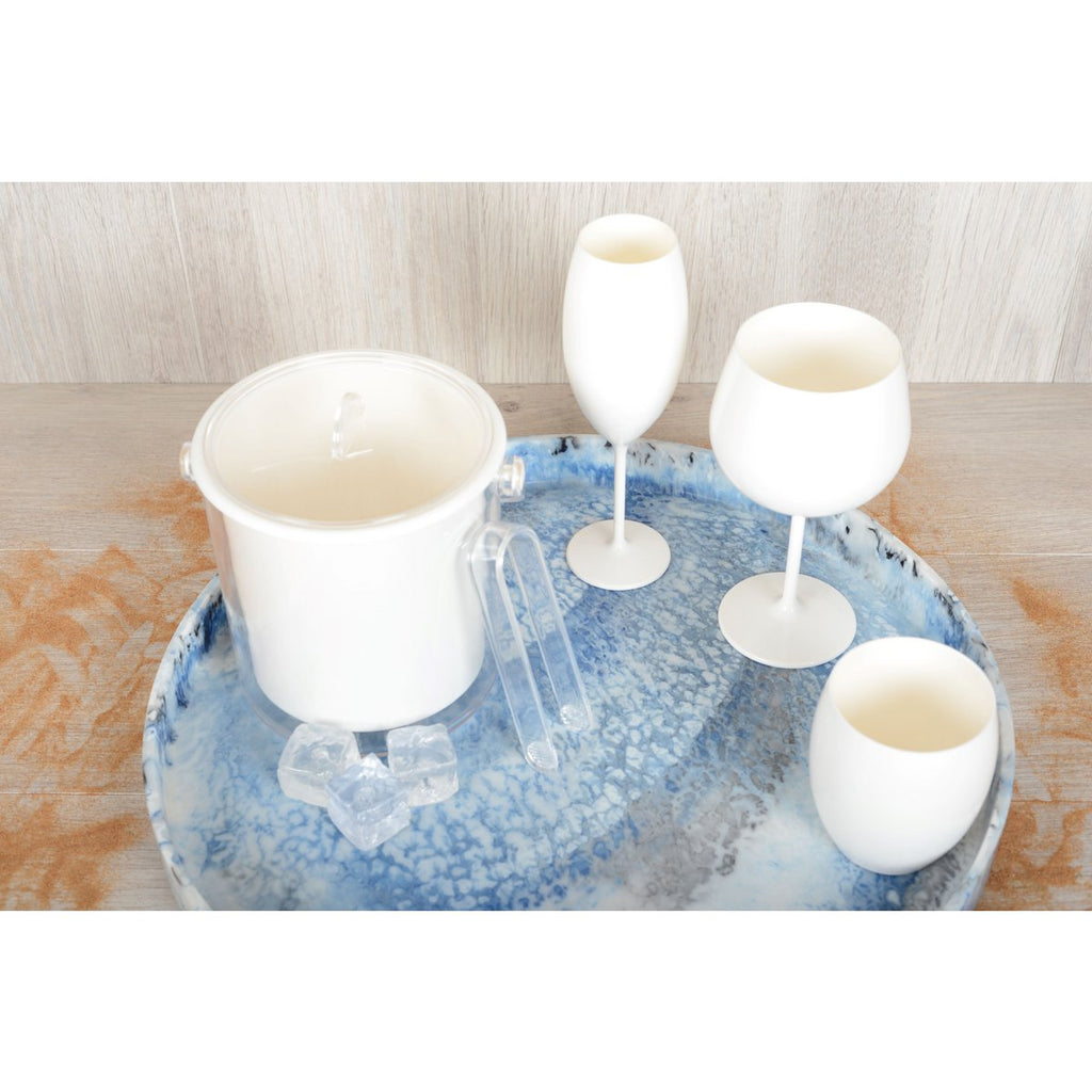 Acryl witte basknuffels - veel van 6