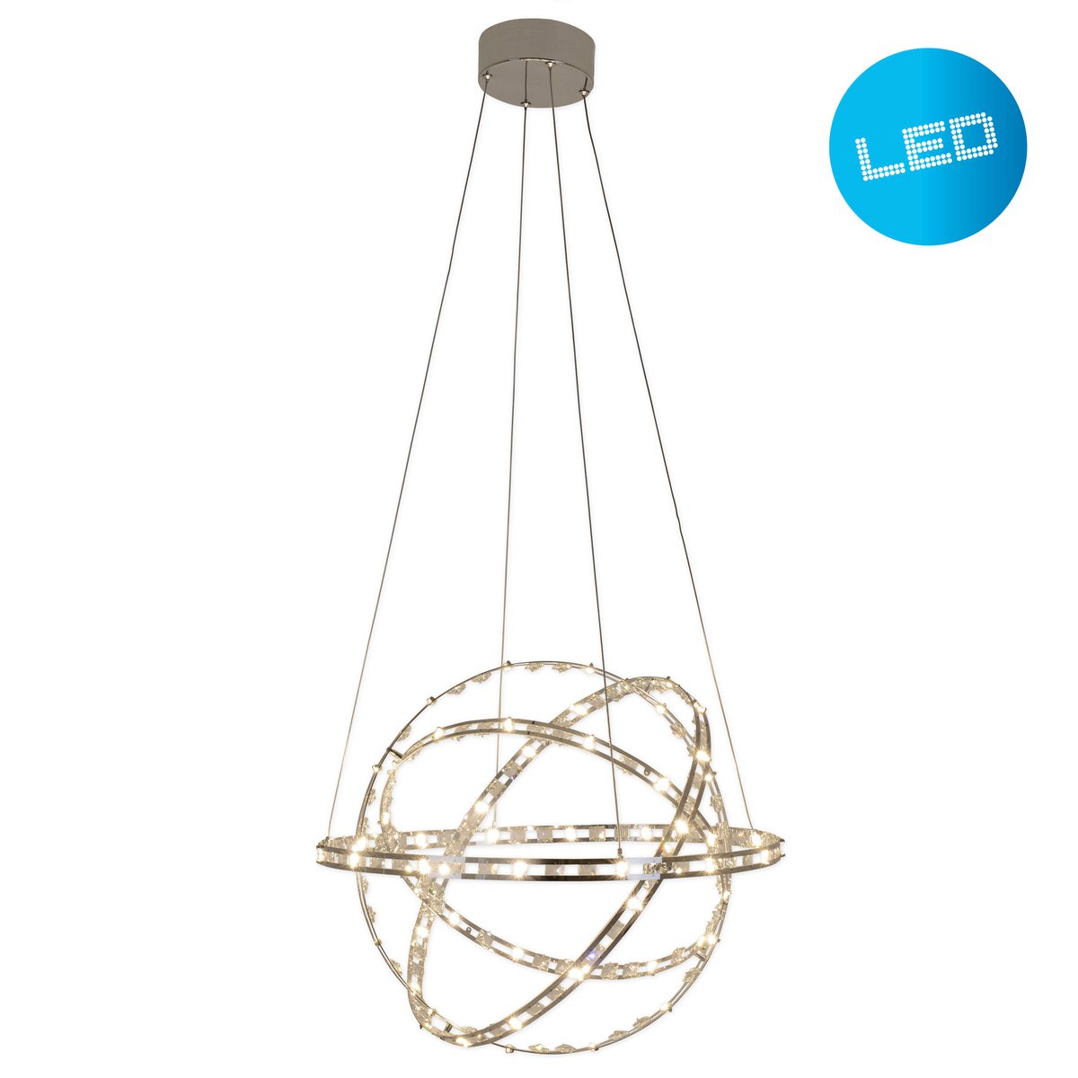 Liv · Hanglamp — chroom