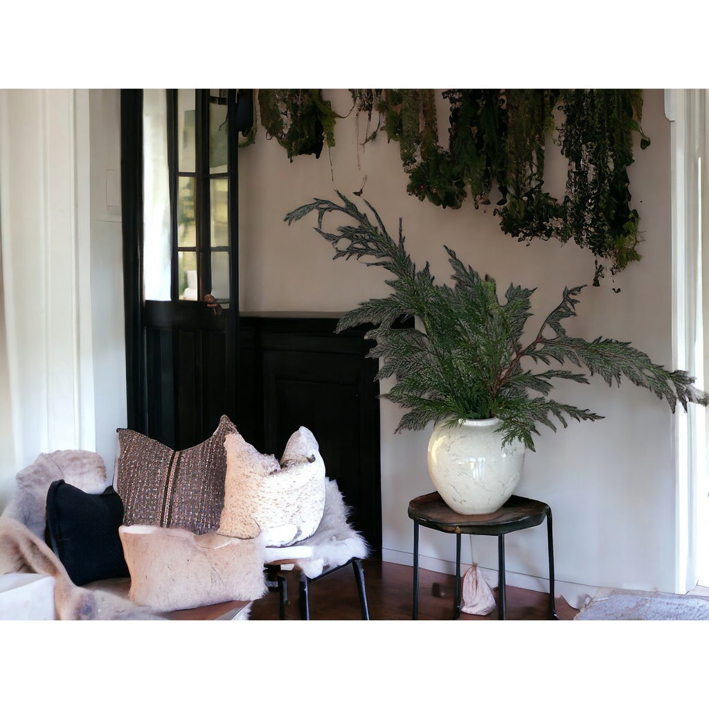 Een gemberpot van Amerikaans porselein, halverwege de 20e eeuw, Wit Klein H*25W*25