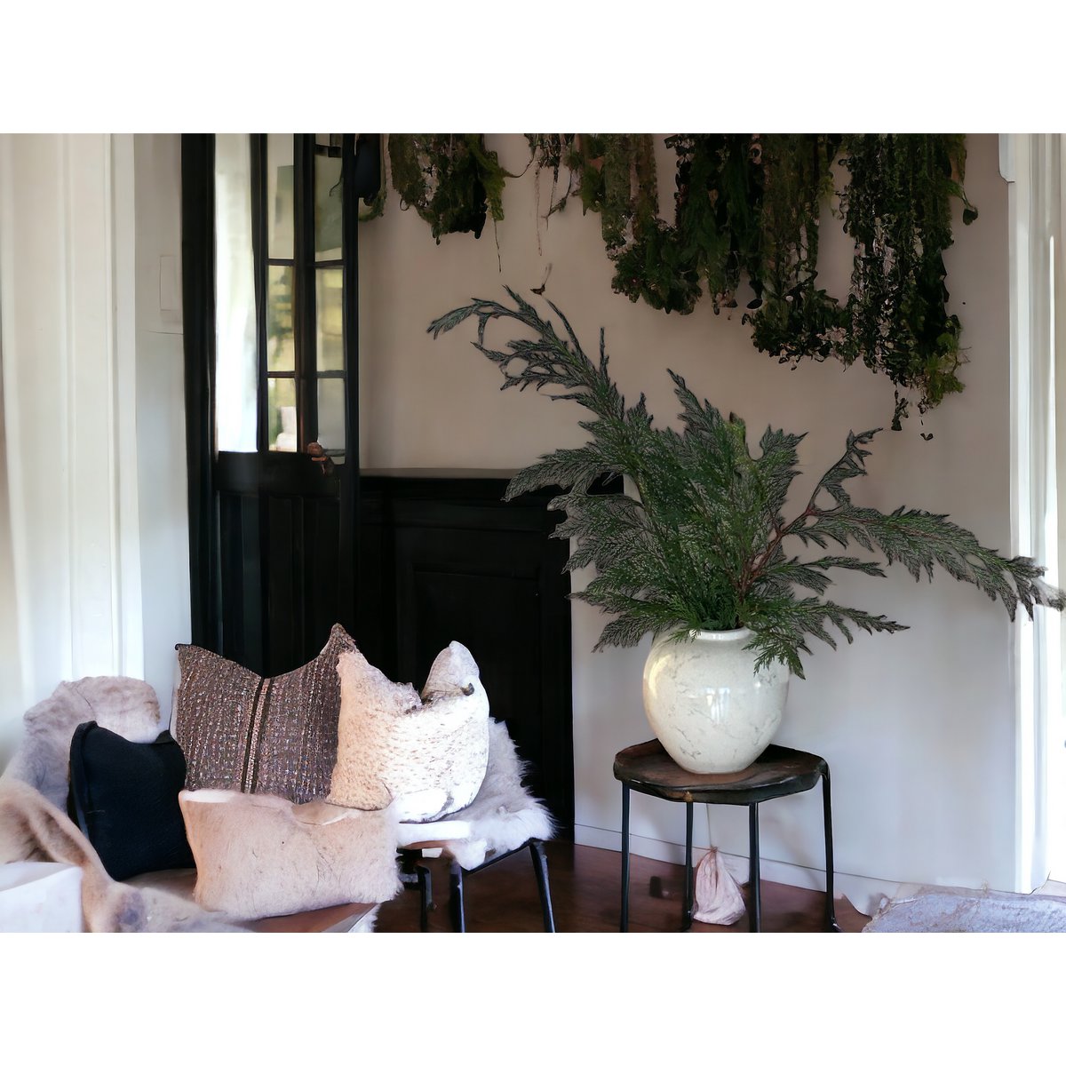 Een gemberpot van Amerikaans porselein, halverwege de 20e eeuw, Wit Klein H*25W*25