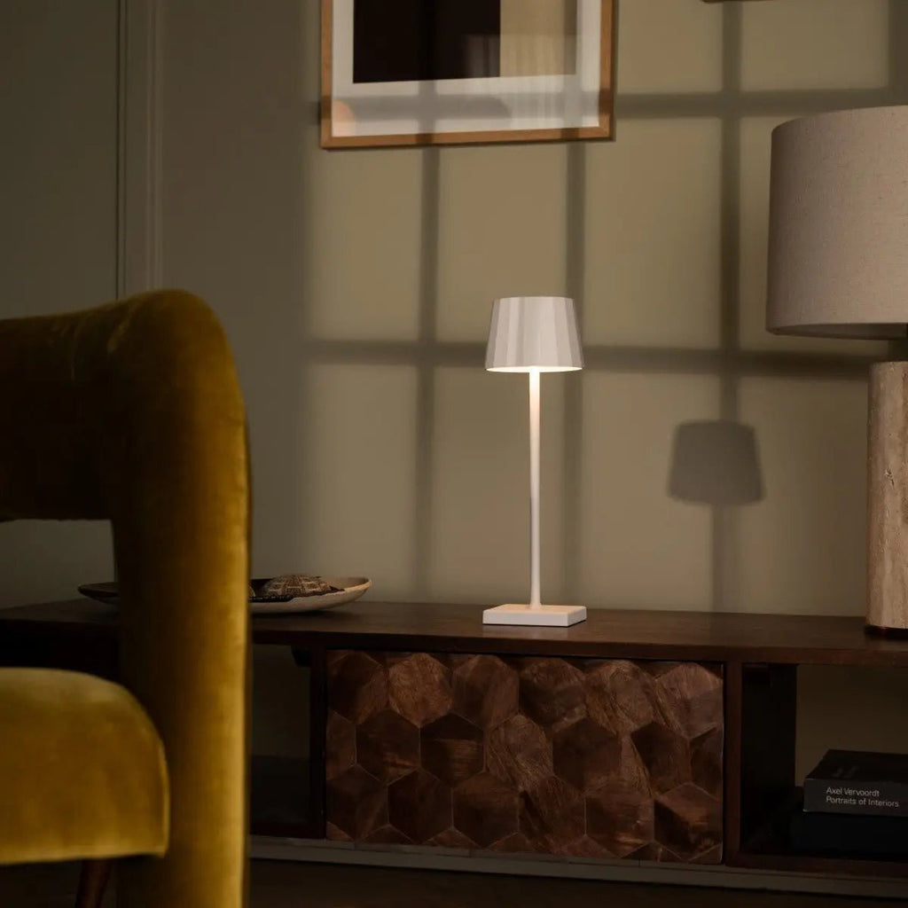 William White oplaadbare tafellamp – draadloos, dimbaar, batterijduur van 120 uur