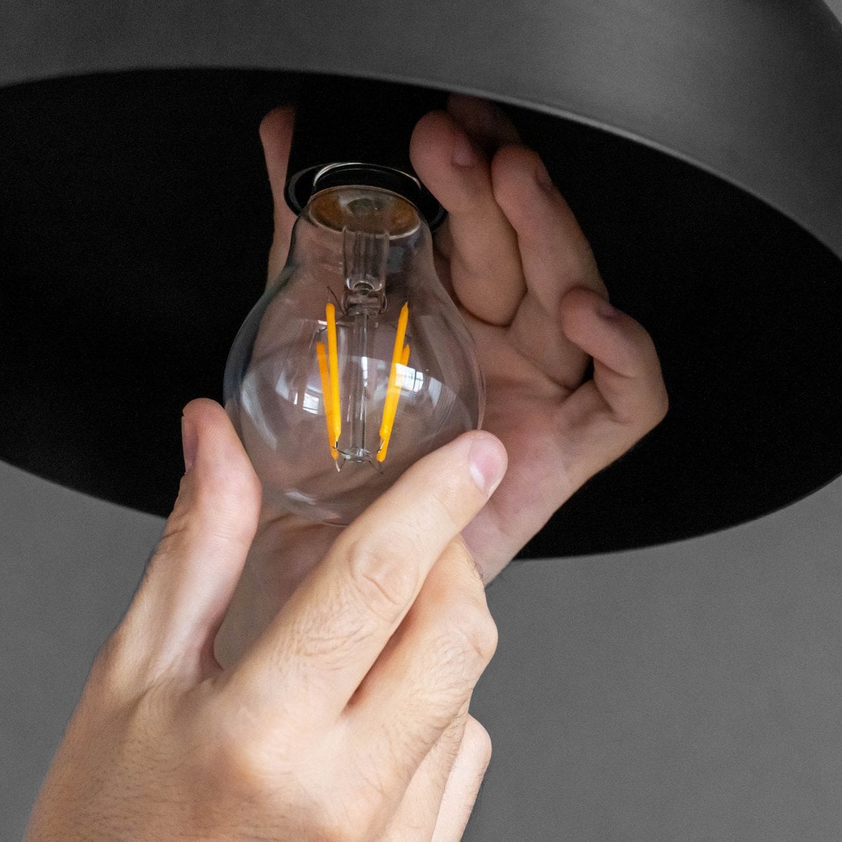 6-set LED-filamentlamp met E14 versie 8 watt, gemaakt van metaal en glas, helder