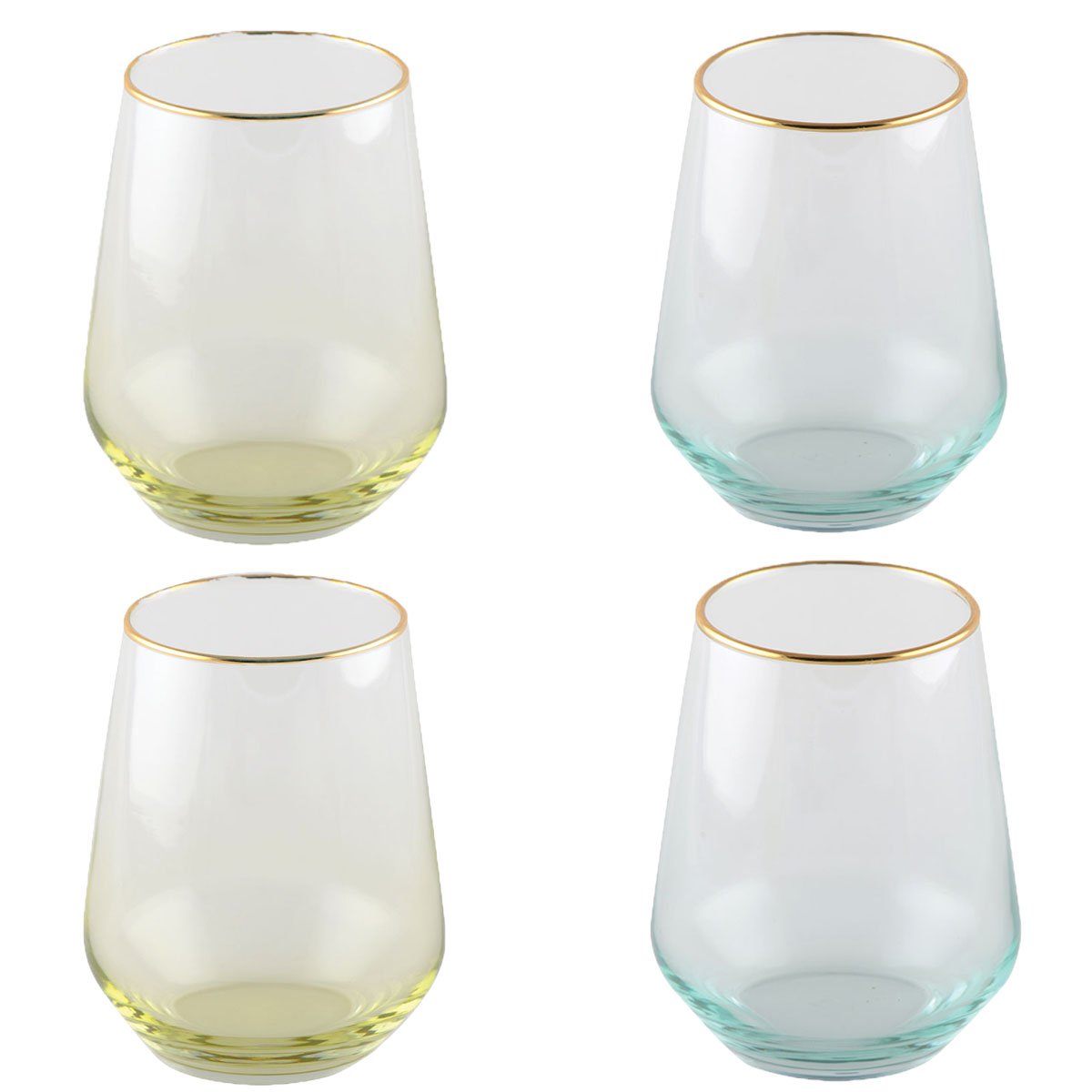 Groene en gele basknuffels - veel van 4