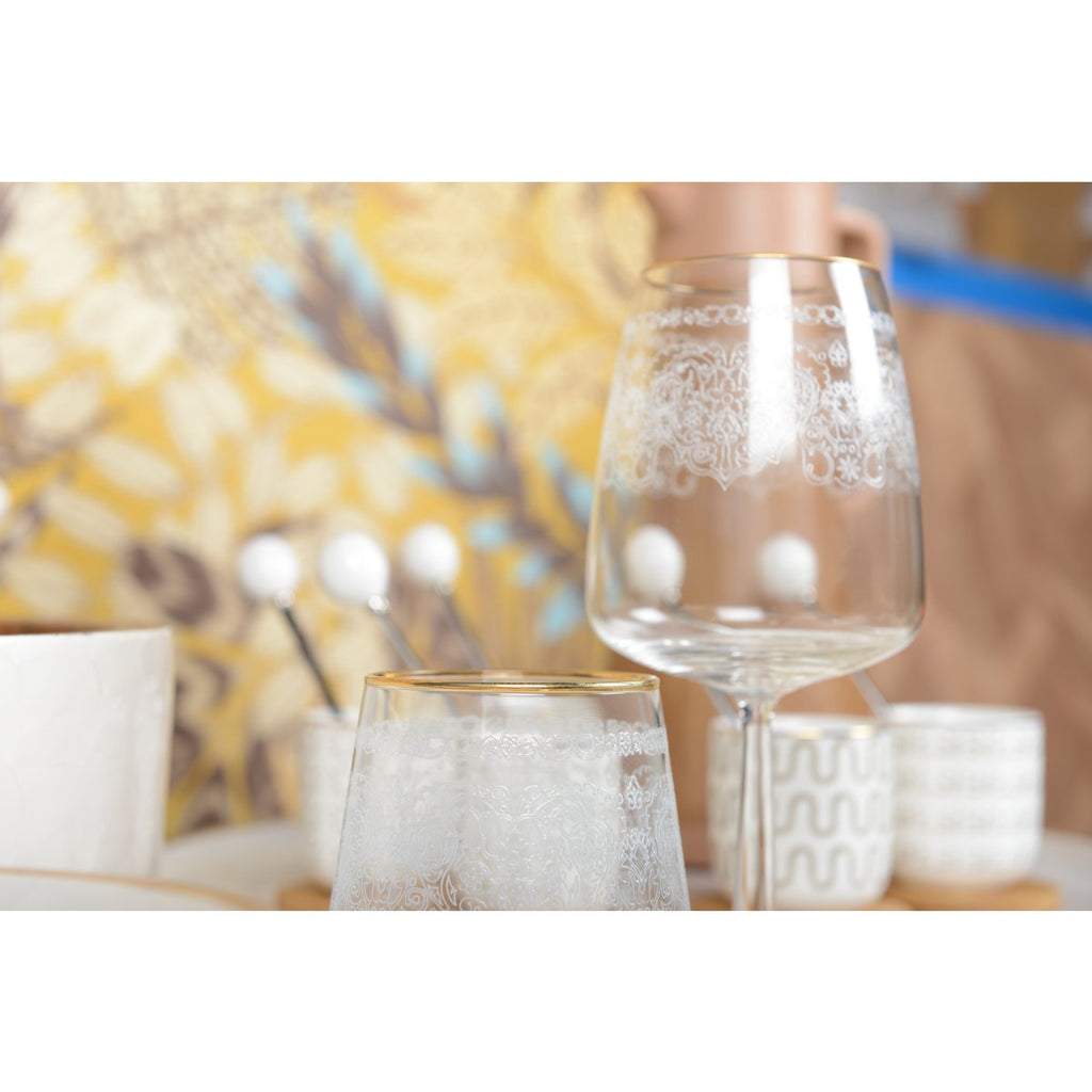 Arabische wijnglazen - veel van 6