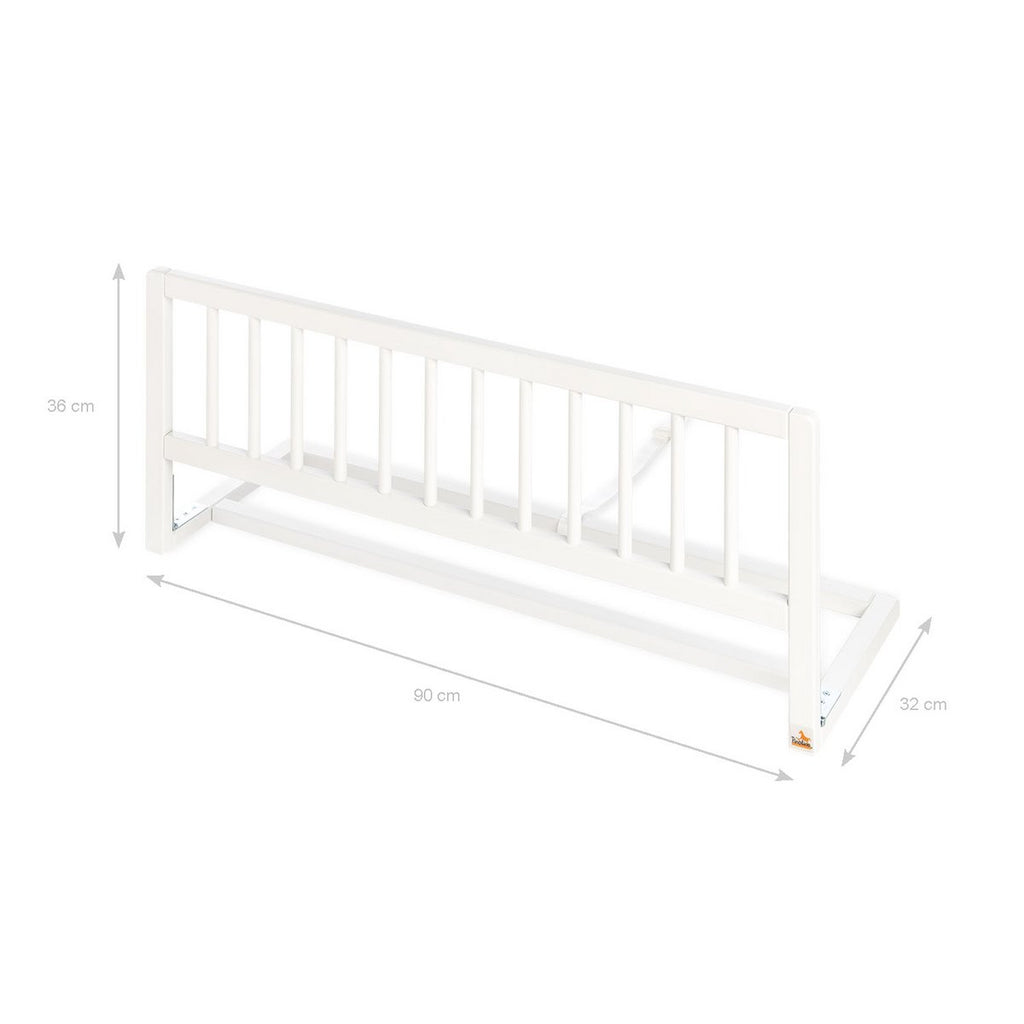 Bedwacht "klassiek", wit gelakt