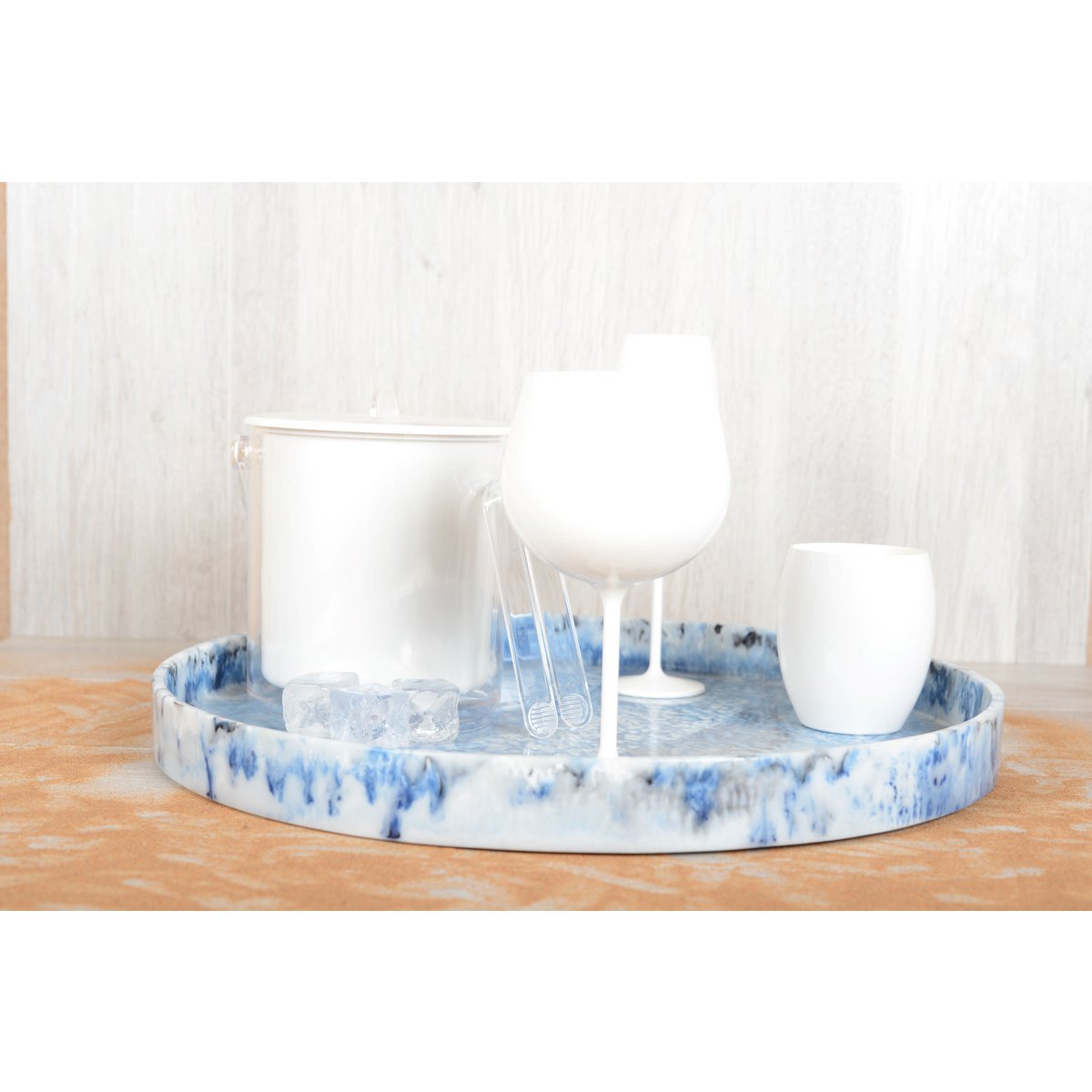 Acryl witte basknuffels - veel van 6