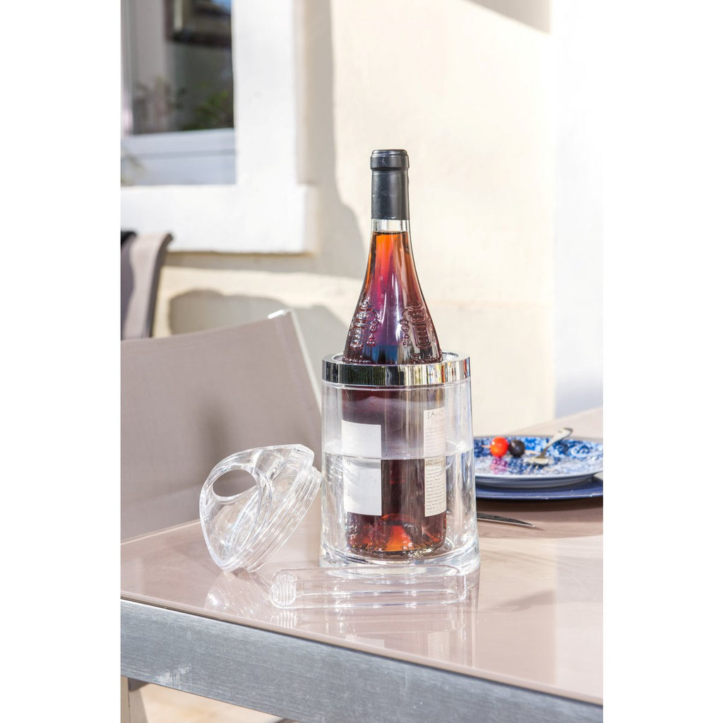 Acryl -ijsemmer met tang en deksels