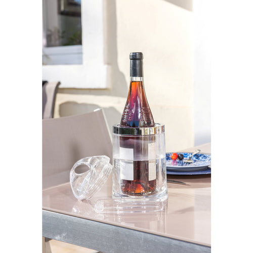 Acryl -ijsemmer met tang en deksels