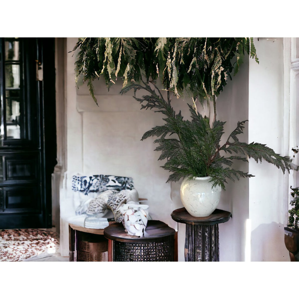 Een gemberpot van Amerikaans porselein, halverwege de 20e eeuw, Wit Klein H*25W*25