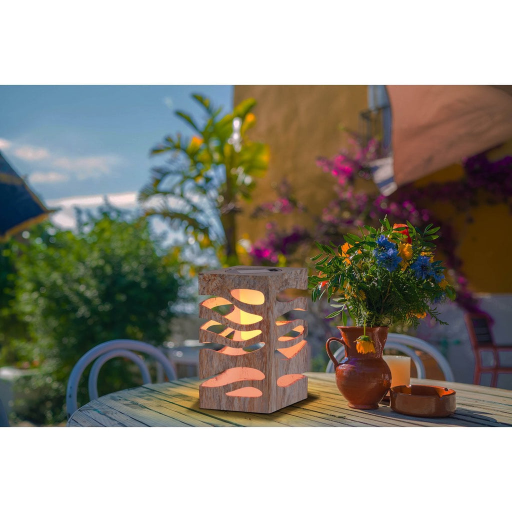 Liv · Marmeren buitenlamp — naturel