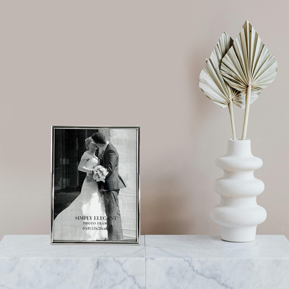 Cadre Chrome Argent 15x20cm