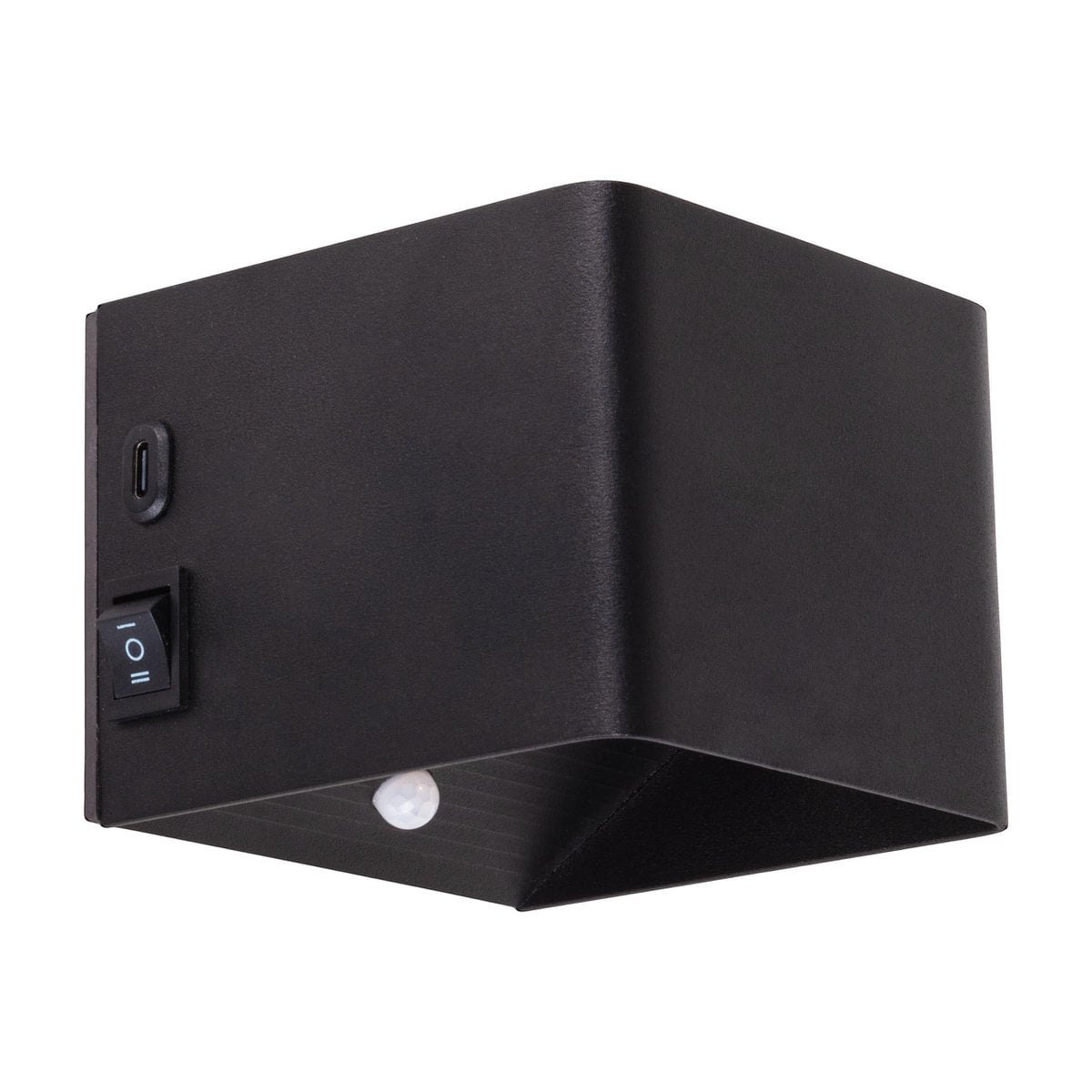 Liv · Metalen wandlamp — zwart