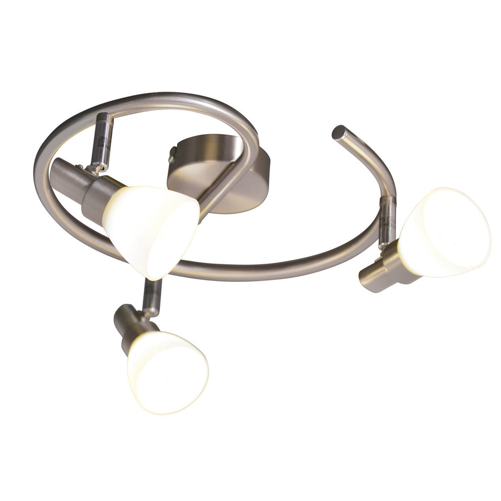 3 LED-wand u. Plafondlamp "Feltre" d:28cm