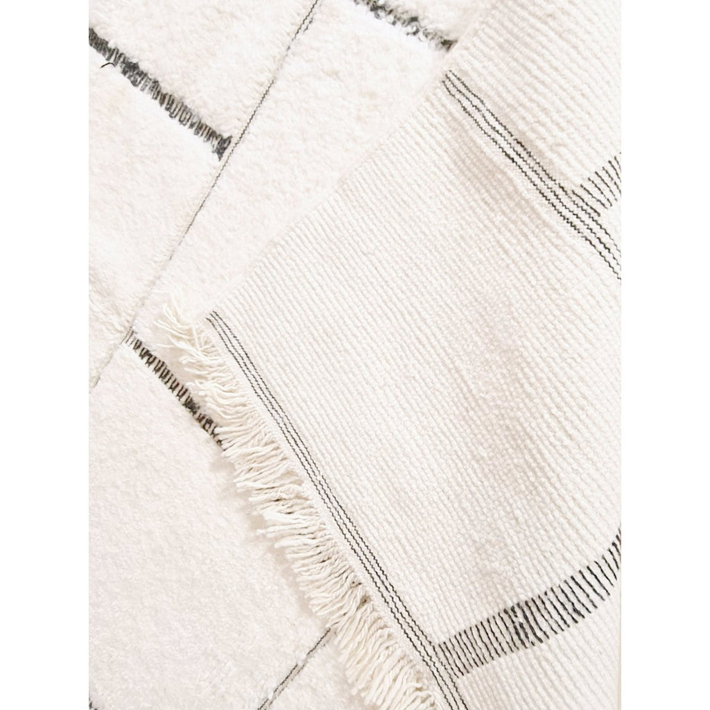 Berber vloerkleed Beni Ouarain zuivere wol 153 x 263 cm