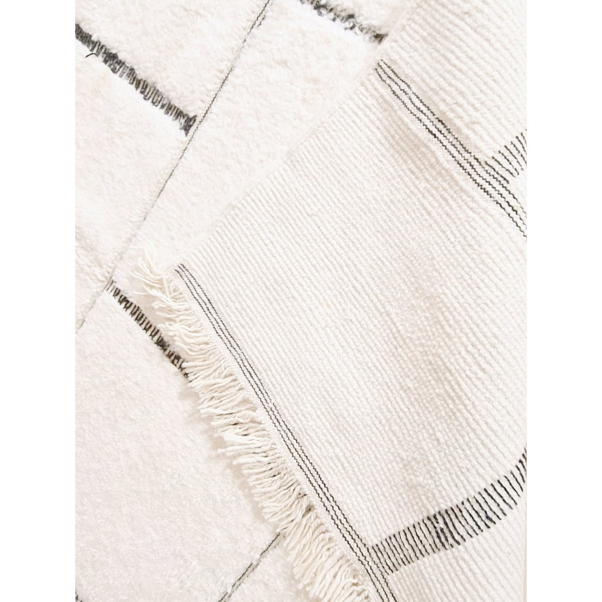 Berber vloerkleed Beni Ouarain zuivere wol 153 x 263 cm