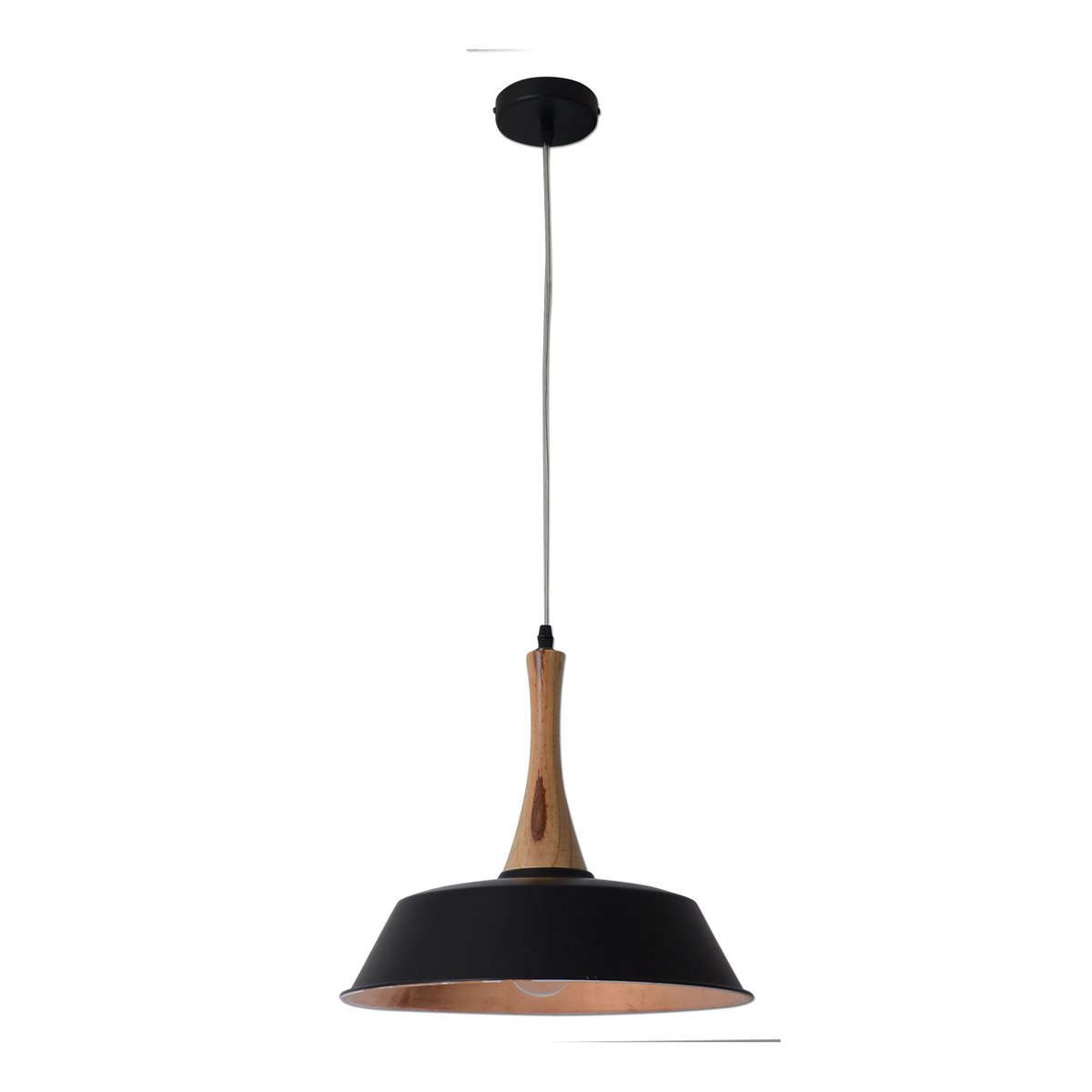 Liv · Messing hanglamp — zwart