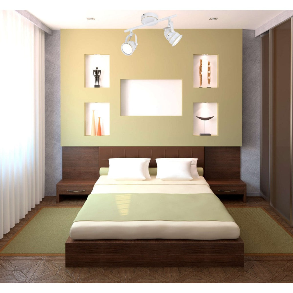 2 -Ser LED -plafondspot "Shabspo" 2x Gu10, Max.