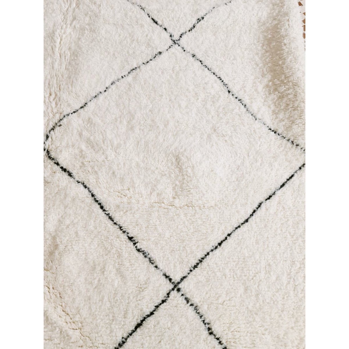 Berber vloerkleed Beni Ouarain zuivere wol 210 x 300 cm