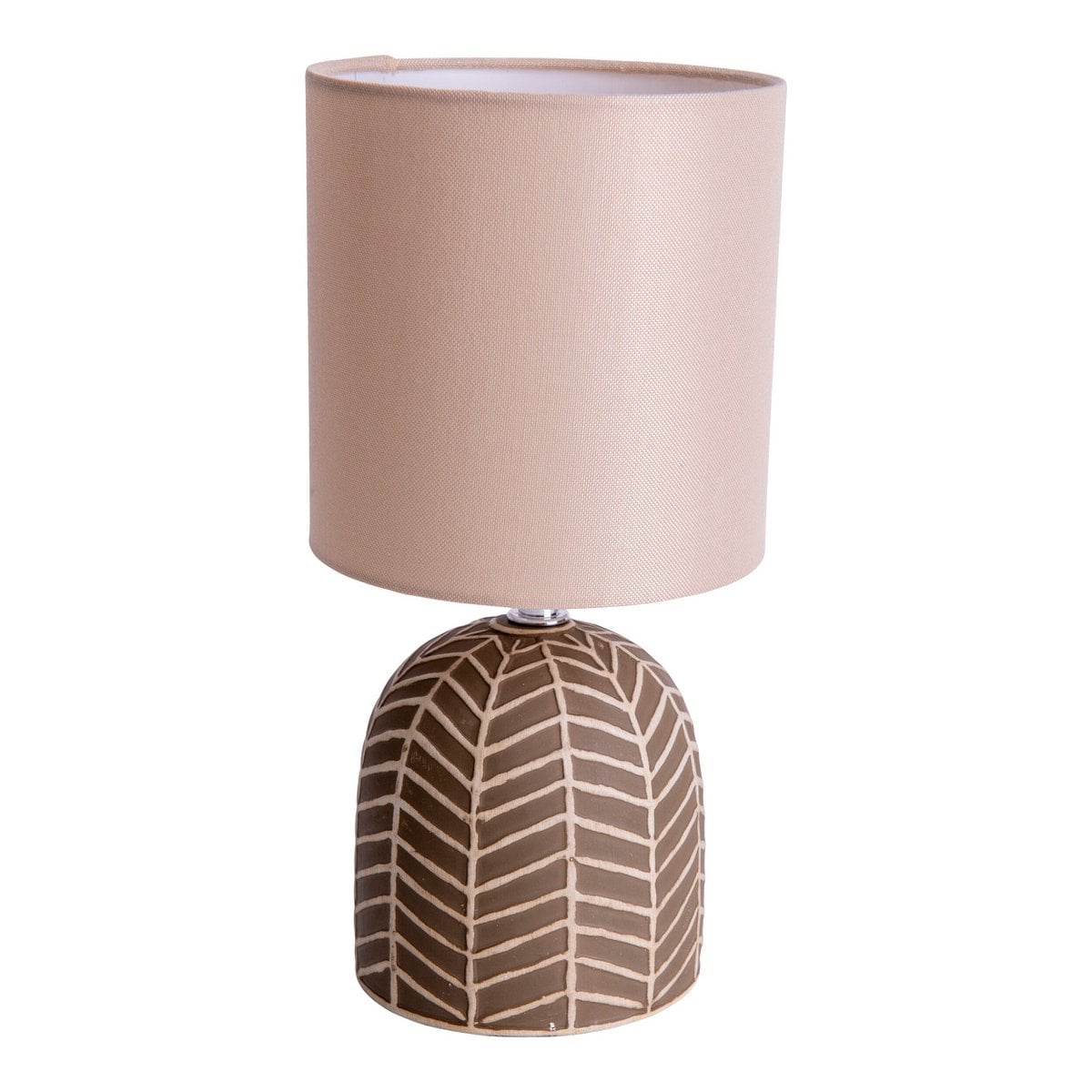 Liv · Houten tafellamp met linnen kap