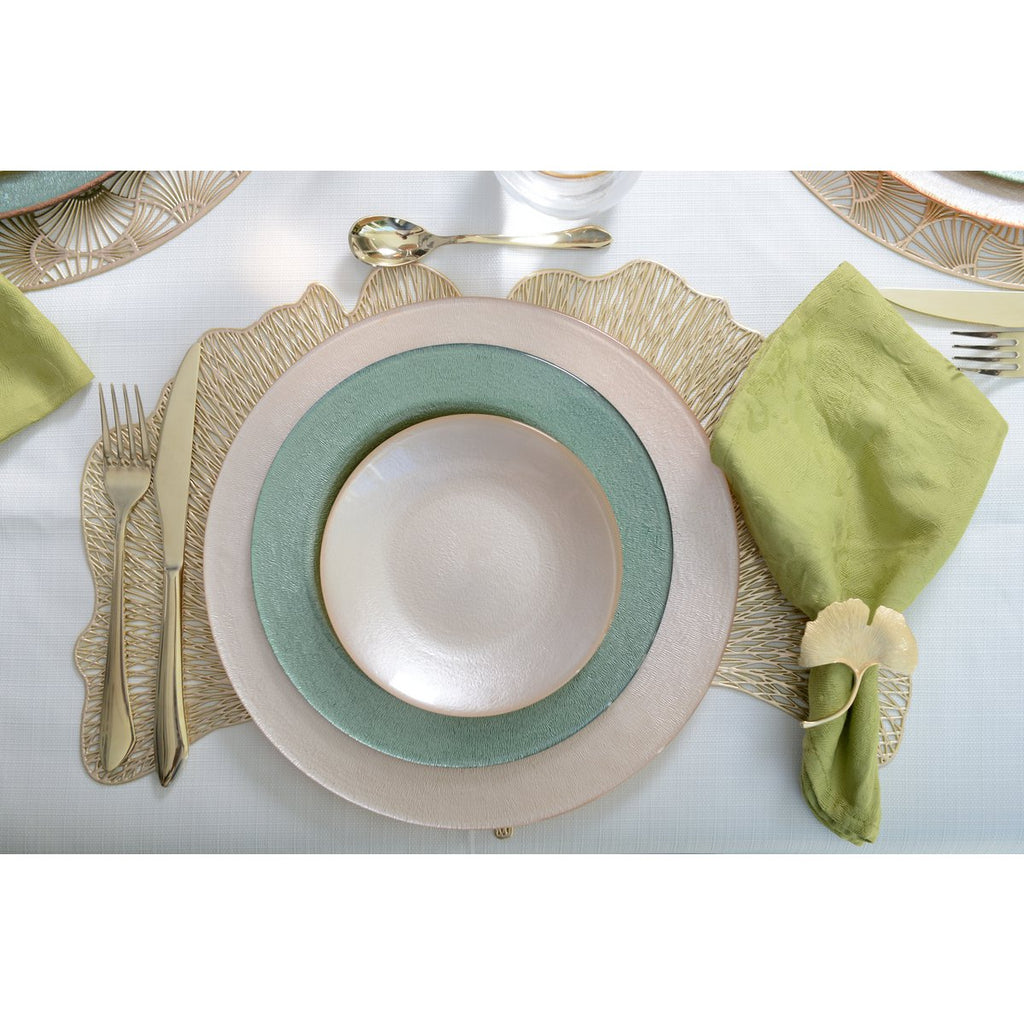 Ginkgo gouden plaat 44x30 cm