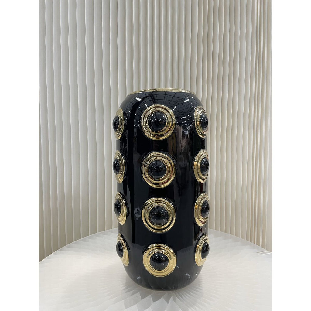 Golden 4 Circle Vaas（CV11617-14zwart zwart)