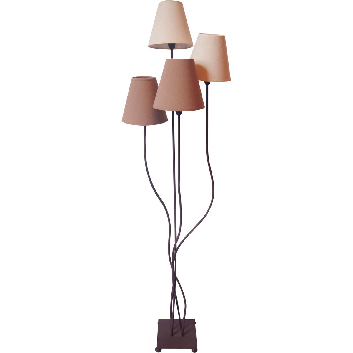 Liv · Vloerlamp met textielen kap — naturel