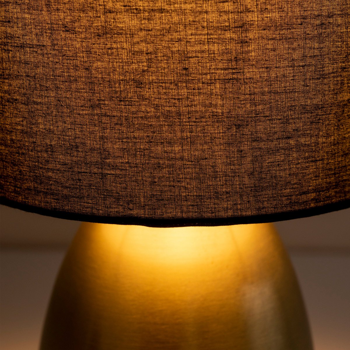 Liv · Metalen tafellamp — 33cm goud/zwart