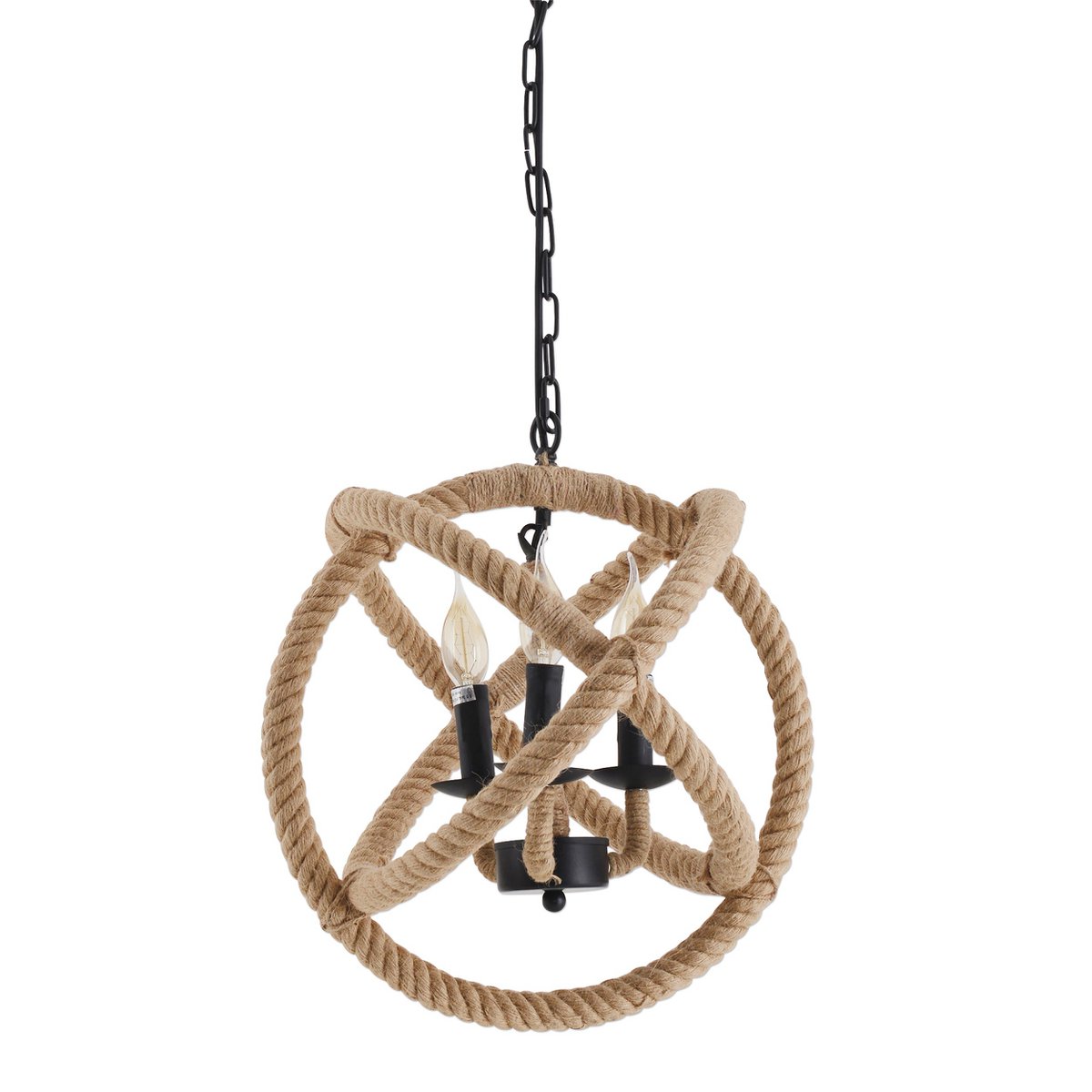 Liv · Metalen hanglamp — zwart