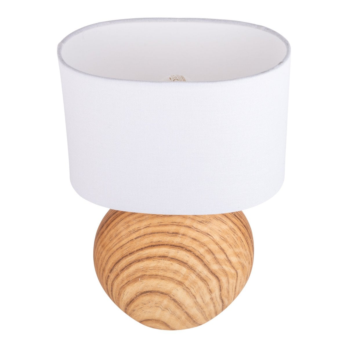 Liv · Houten tafellamp met linnen kap