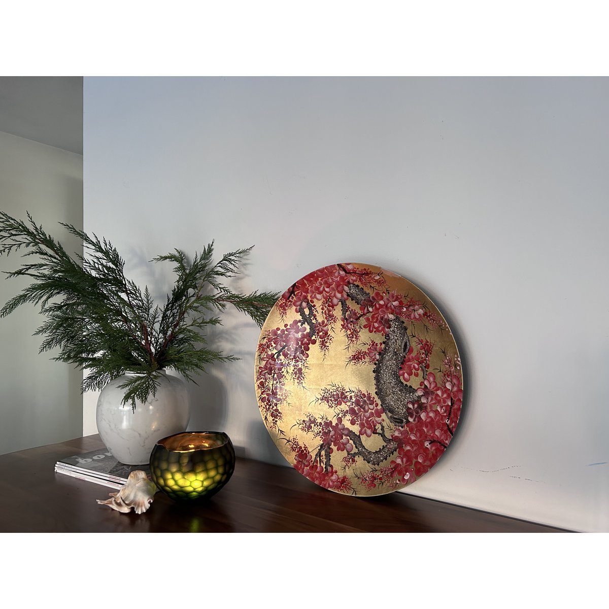 Een gemberpot van Amerikaans porselein, halverwege de 20e eeuw, Big H*28W*25