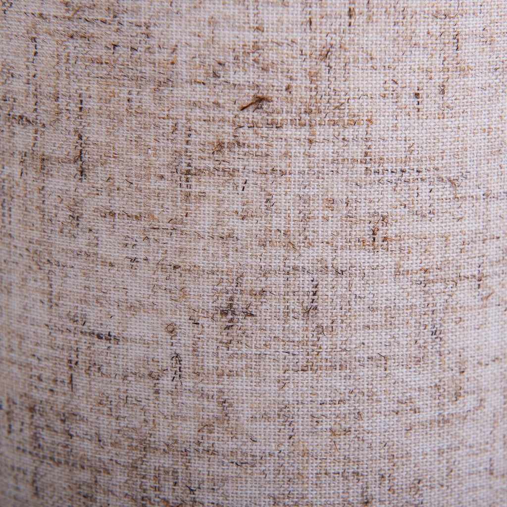 1er muur- en plafondvlek "Maron" gemaakt van metalen satin-mat met stofscherm in de natuur, met E14-aansluiting, lamp voor woonkamer, eetkamer, gang en kantoor, ca. 17 x 12 cm