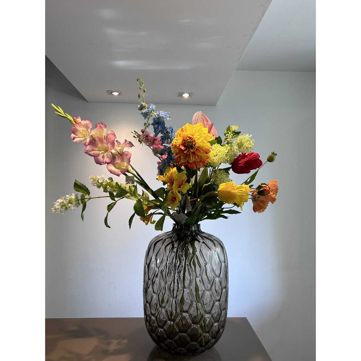 Zijden Bloemen met Vaze:YF-1844 size:11*44 Hoog