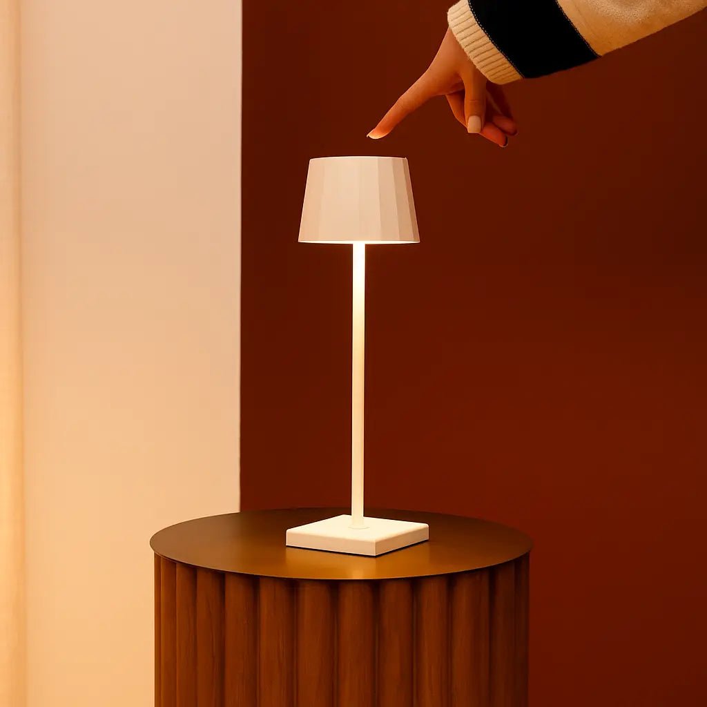William White oplaadbare tafellamp – draadloos, dimbaar, batterijduur van 120 uur