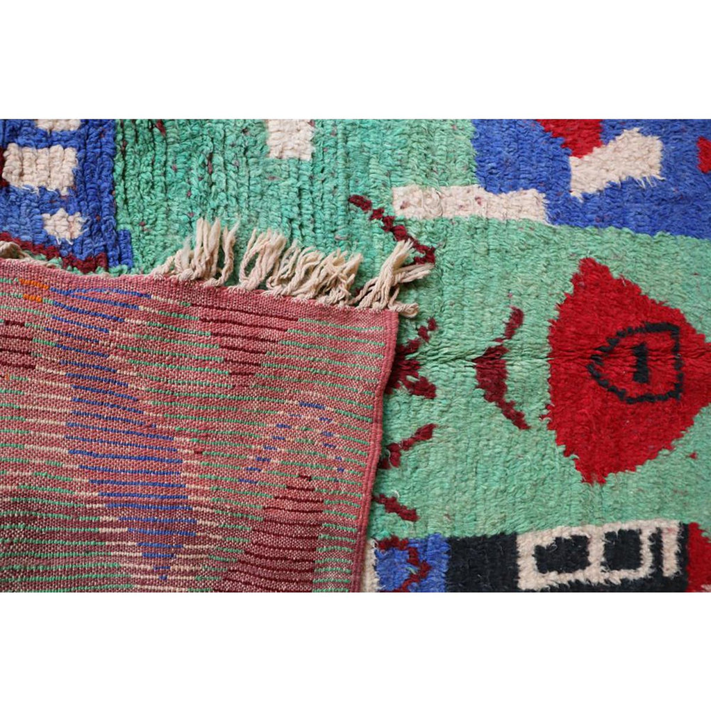 Berber wollen tapijt in kleurrijke boujad 167 x 278 cm