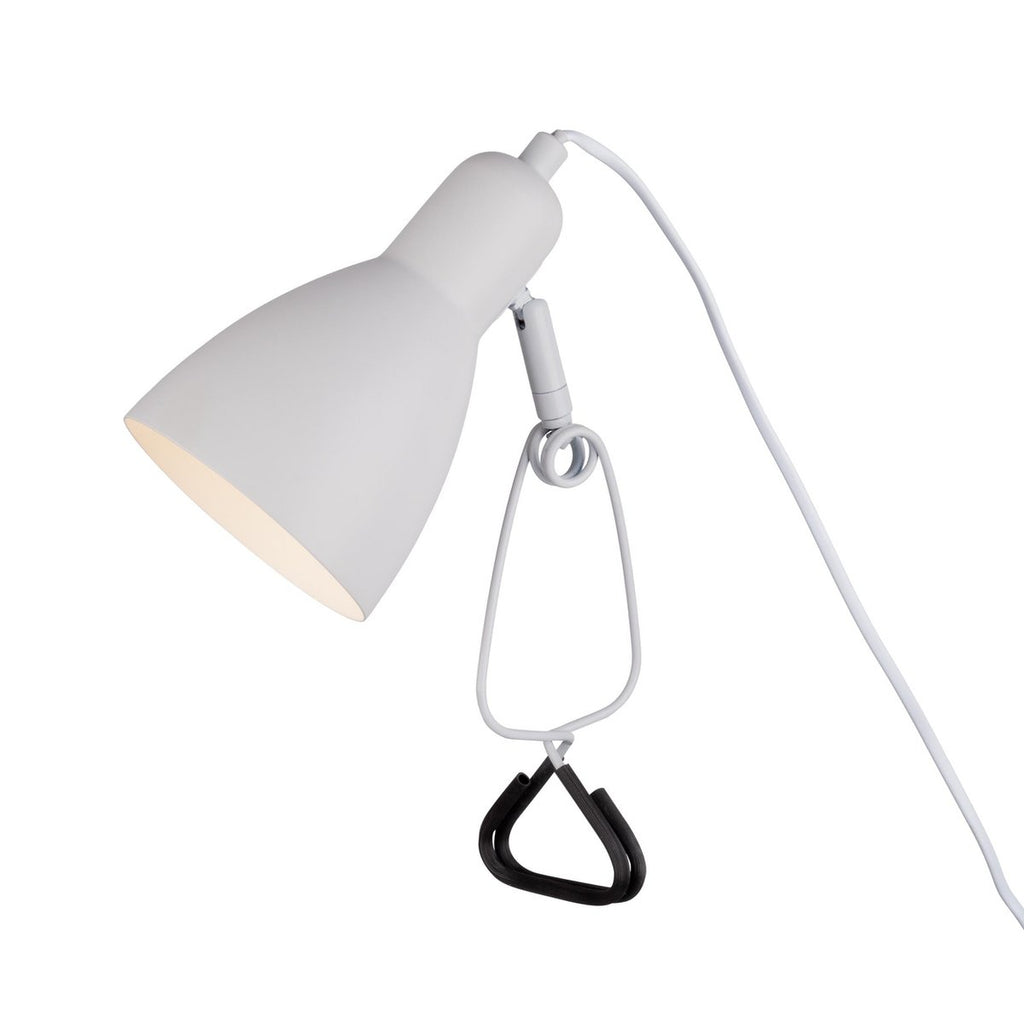 Liv · LED-klemtafellamp — 28cm wit