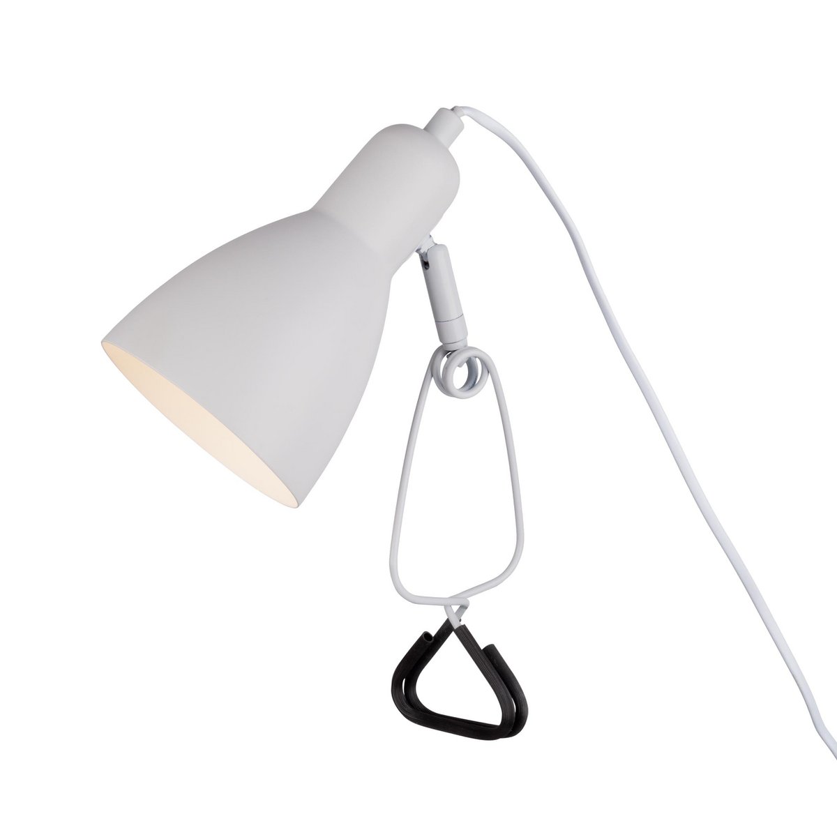 Liv · LED-klemtafellamp — 28cm wit