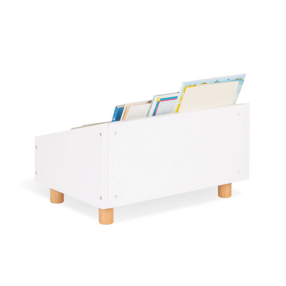 Kinderboekenplank "en", Wit