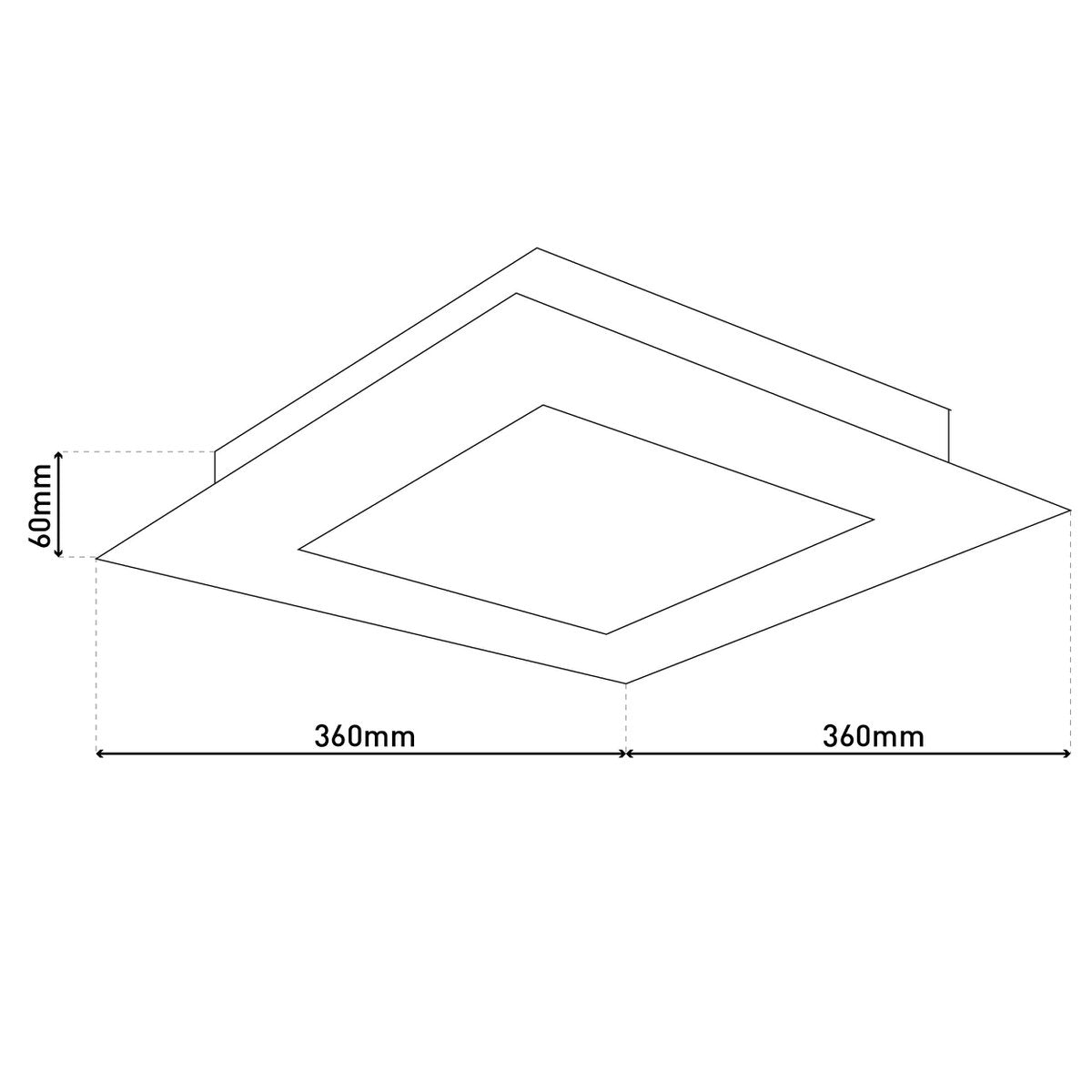 Liv · Metalen plafondlamp